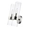 Z-Lite Datus 2 Light Wall Sconce, Polished Nickel & Clear 4008-2S-PN - alternate 4
